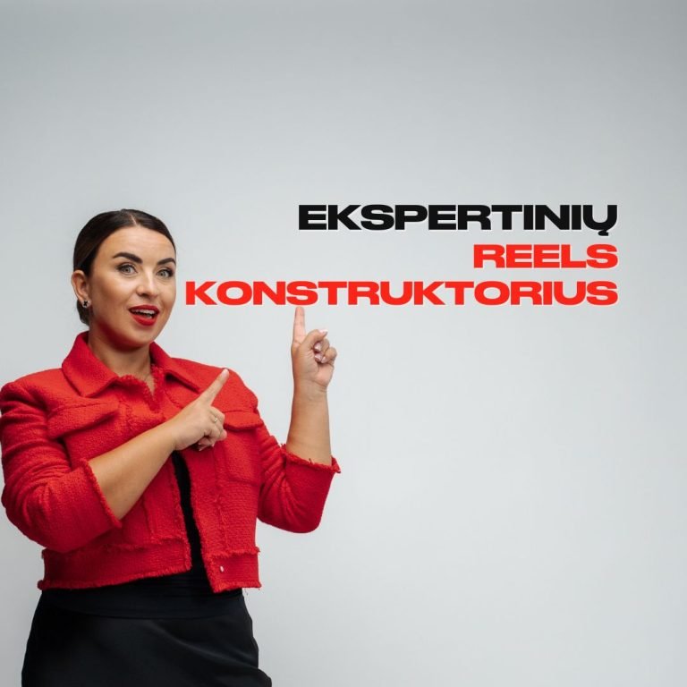 Ekspertinių reels konstruktorius