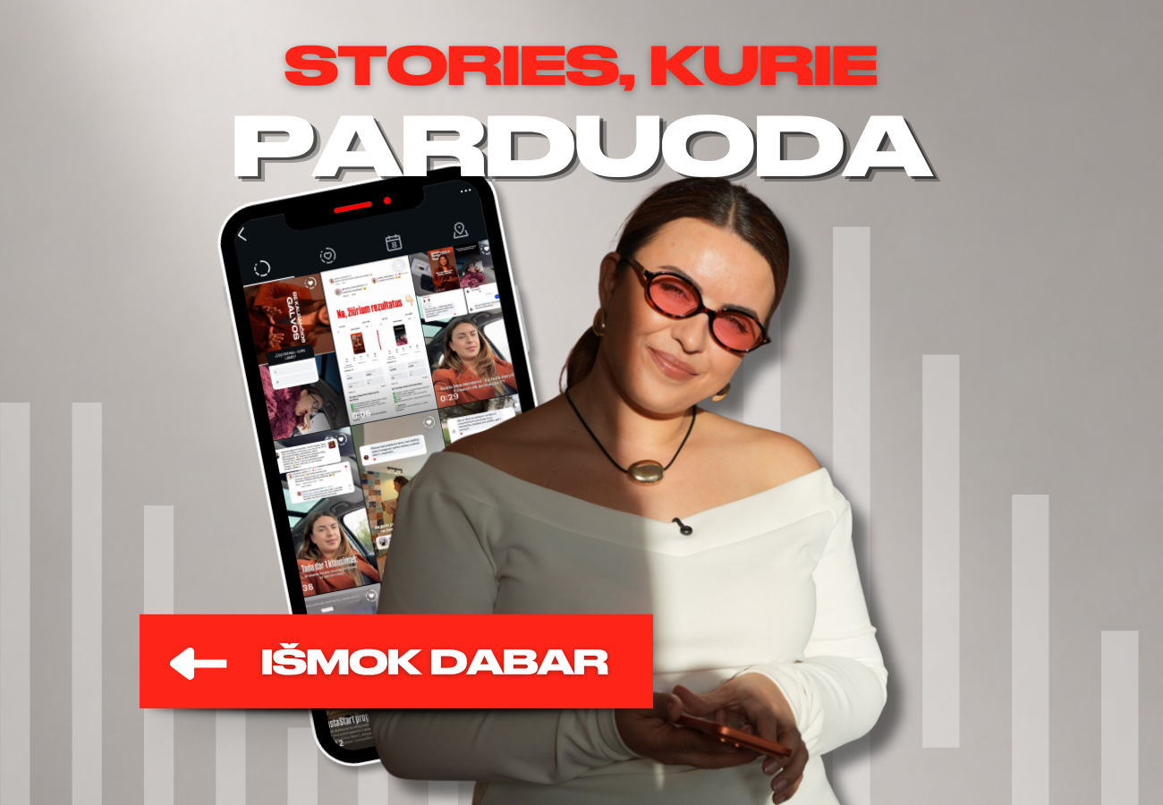 Stories, kurie parduoda