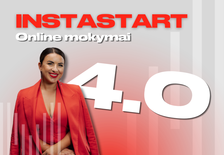 Online mokymai INSTASTART 4.0